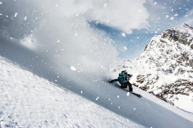 Freerider am Mettelhorn, Zermatt (Wallis). Bild: Schweiz Tourismus