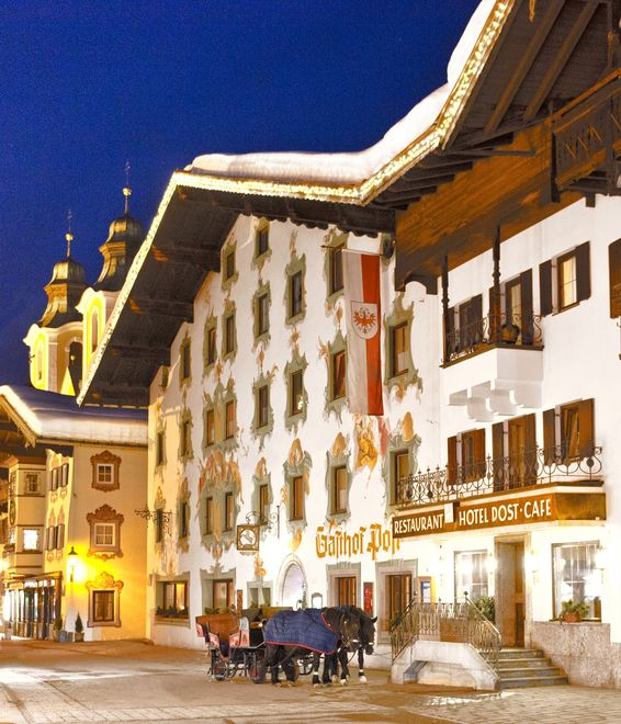 Das Hotel Post im Winter - Bild (c) Hotel Post