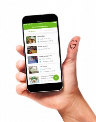 Die neue App von Landal GreenParks. Bild: Landal GreenParks GmbH