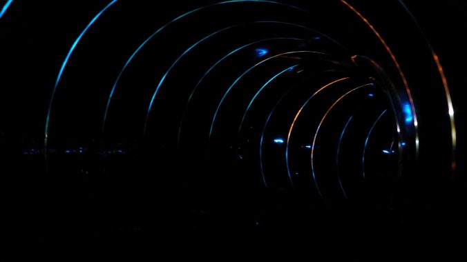 Black Hole mit bunten Effekten - Onride-Video | Titania Neusäß