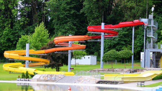 Freibad Fürstenfeld - offene Riesenrutsche Onride