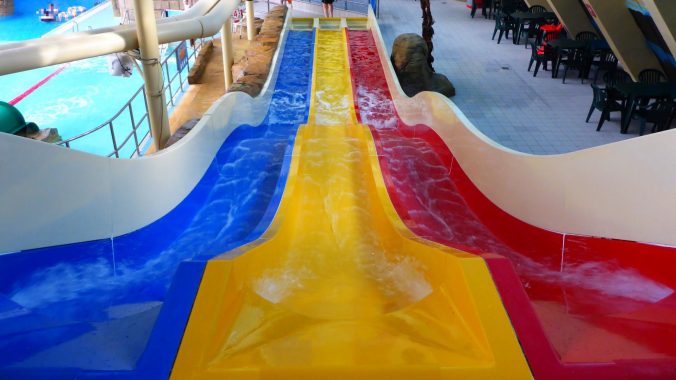 Treetops Water Chutes :: Triple Slide | Sandcastle Waterpark Blackpool