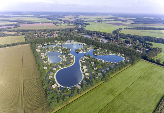 Landal Drentse Lagune von oben. Bild: Landal Green Parks